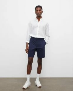 Flash Sale ๐ Club Monaco Men Maddox Seersucker 9 Inch Shorts Navy ๐