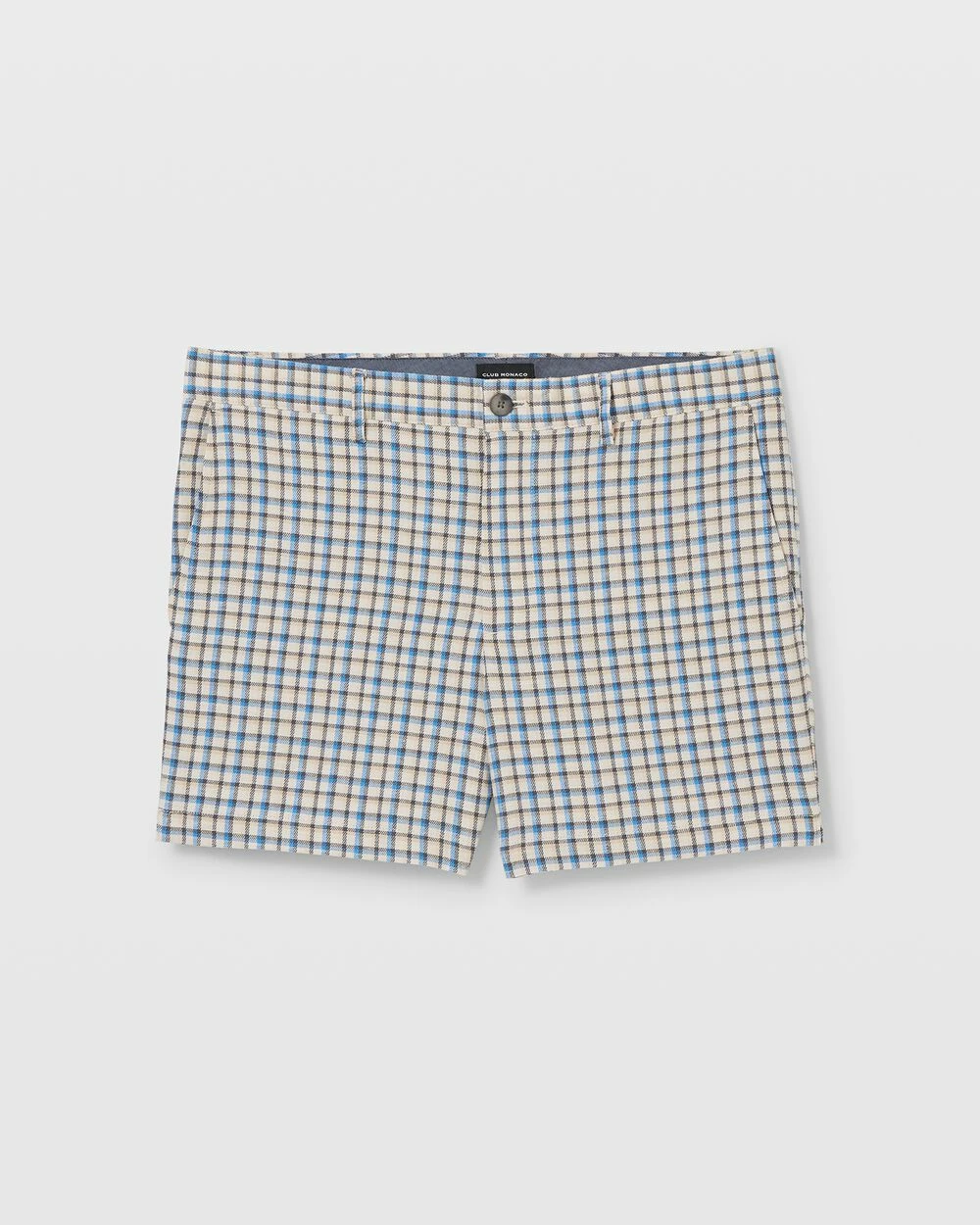 Hot Sale 🎉 Club Monaco Men Jax Checkered 5" Shorts Blue Multi 🔔 6 Hot Sale 🎉 Club Monaco Men Jax Checkered 5" Shorts Blue Multi 🔔 - Image 4