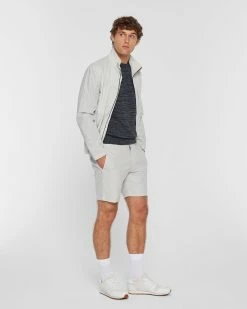 Cheap 😉 Club Monaco Men Baxter Chambray 7" Shorts Grey 👏