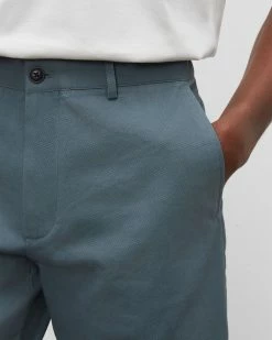 Best deal 👏 Club Monaco Men Maddox Dobby 9 Inch Shorts Teal ⌛ -Club Monaco Online Shop cm 1451718 alternate2