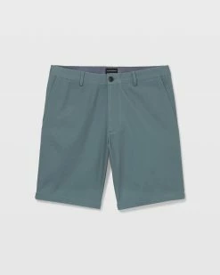 Best deal 👏 Club Monaco Men Maddox Dobby 9 Inch Shorts Teal ⌛ -Club Monaco Online Shop cm 1451718 alternate4