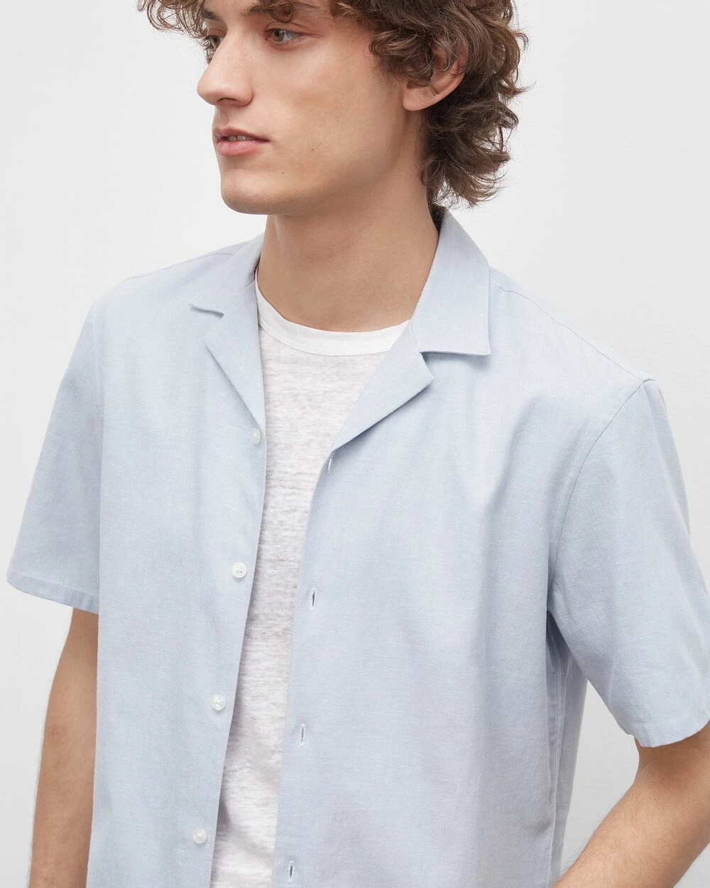 Top 10 ๐ Club Monaco Men Short Sleeve Linen ๐ Shirt Light Blue ๐ฅฐ 5 Top 10 ๐ Club Monaco Men Short Sleeve Linen ๐ Shirt Light Blue ๐ฅฐ - Image 3