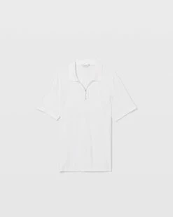 Deals ⭐ Club Monaco Men Mesh Zip Polo White 😍 11 Deals ⭐ Club Monaco Men Mesh Zip Polo White 😍 -Club Monaco Online Shop cm 1451840 alternate4