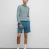 Top 10 ❤️ Club Monaco Men Athletic Shorts Teal Blue 👏