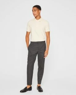 New 🧨 Club Monaco Men Tipped Collar Polo Tan 🎁 -Club Monaco Online Shop cm 1462420 alternate3