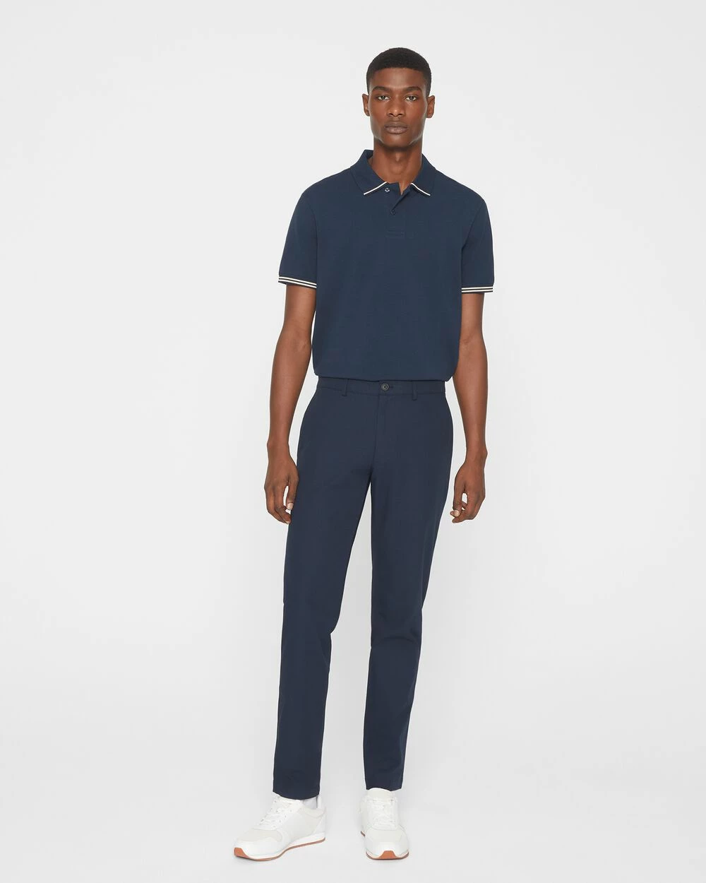 Discount 😀 Club Monaco Men Tipped Collar Polo Navy 🤩 6 Discount 😀 Club Monaco Men Tipped Collar Polo Navy 🤩 - Image 4