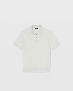Cheapest 👍 Club Monaco Men Short Sleeve Tech Polo Heather Grey ⌛ -Club Monaco Online Shop cm 1462463 alternate4