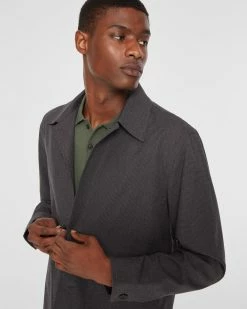 Promo 🎉 Club Monaco Men Lightweight Chore Jacket Black Multi 💯 -Club Monaco Online Shop cm 1462477 alternate2