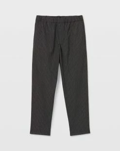 Best deal 🎉 Club Monaco Men Elasticated Trousers Charcoal Stripe 😀 -Club Monaco Online Shop cm 1462484 alternate4