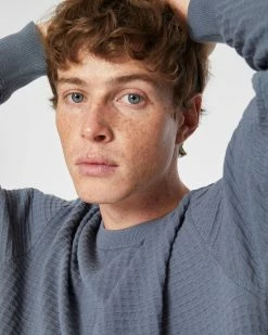 Outlet ๐ Club Monaco Men Grid Long Sleeve Crew Sweater Weathered Blue โ๏ธ 9 Outlet ๐ Club Monaco Men Grid Long Sleeve Crew Sweater Weathered Blue โ๏ธ -Club Monaco Online Shop cm 1462528 alternate2