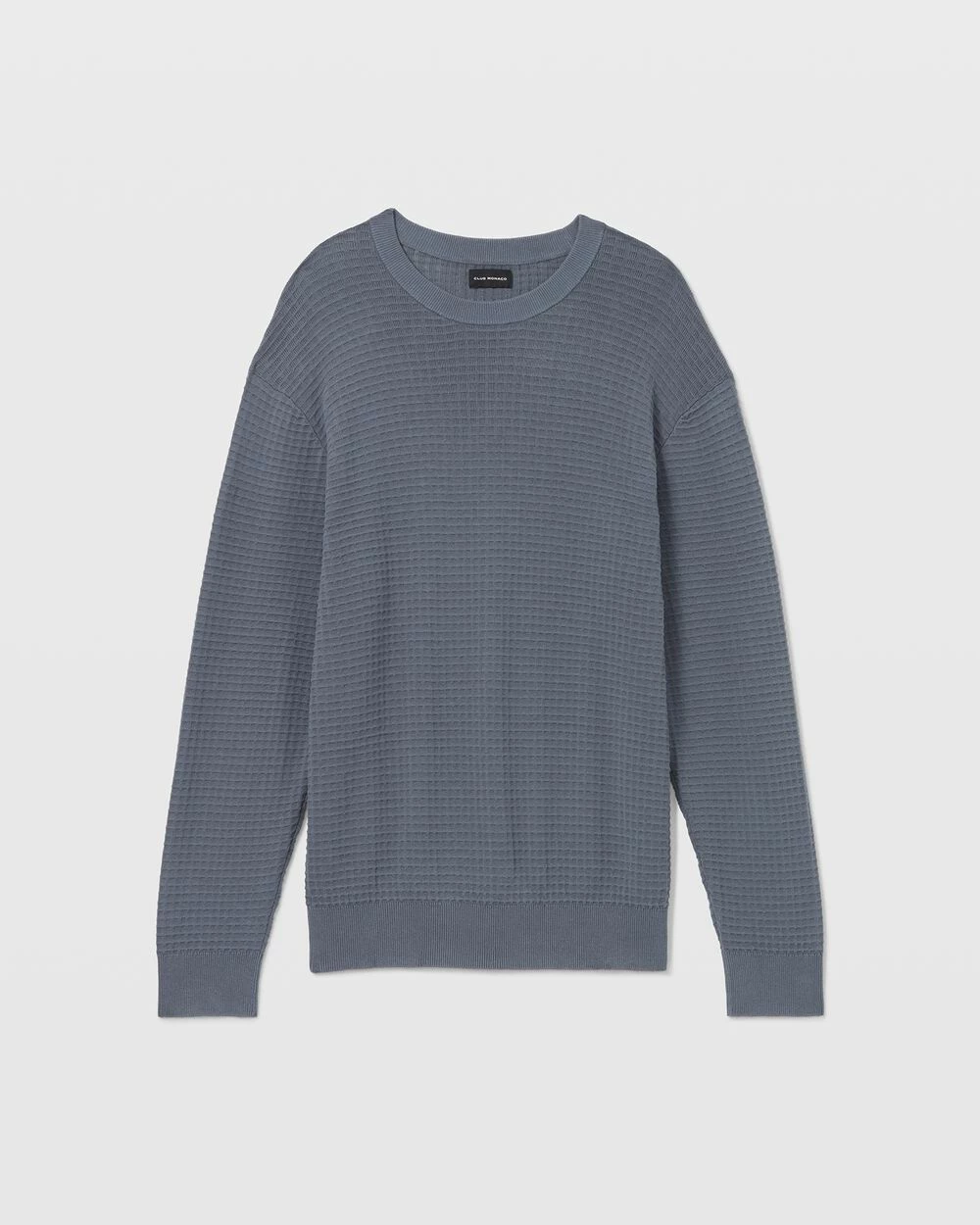 Outlet ๐ Club Monaco Men Grid Long Sleeve Crew Sweater Weathered Blue โ๏ธ 7 Outlet ๐ Club Monaco Men Grid Long Sleeve Crew Sweater Weathered Blue โ๏ธ - Image 5