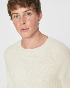Cheap ❤️ Club Monaco Men Cashmere Rib Crew Blanc De Blanc ❤️ -Club Monaco Online Shop cm 1462531 alternate2