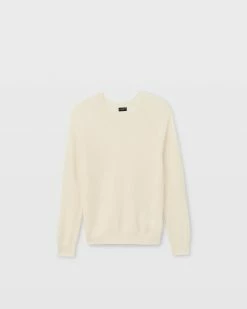 Cheap ❤️ Club Monaco Men Cashmere Rib Crew Blanc De Blanc ❤️ -Club Monaco Online Shop cm 1462531 alternate4