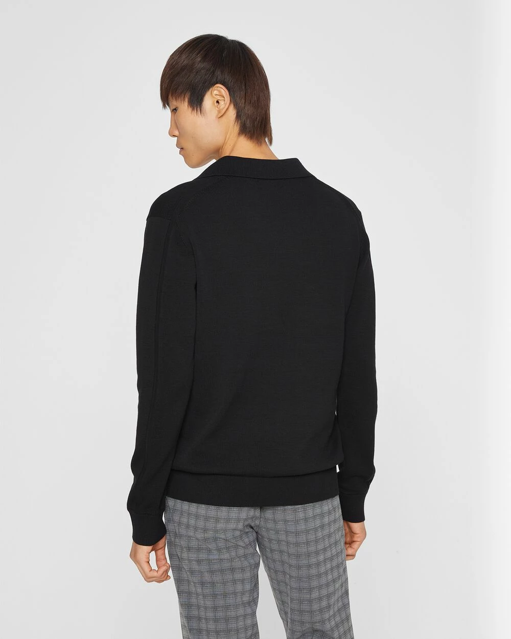 Deals โ๏ธ Club Monaco Men Colorblock Johnny Collar Sweater Black ๐งจ 4 Deals โ๏ธ Club Monaco Men Colorblock Johnny Collar Sweater Black ๐งจ - Image 2