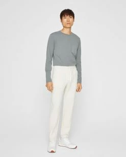 Coupon 🎁 Club Monaco Men Scuba Pants Oatmeal Heather 🤩 -Club Monaco Online Shop cm 1462569 alternate3