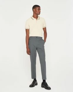 New 🥰 Club Monaco Men Tapered Plaid 👗 Dress Trousers Green Multi 🤩