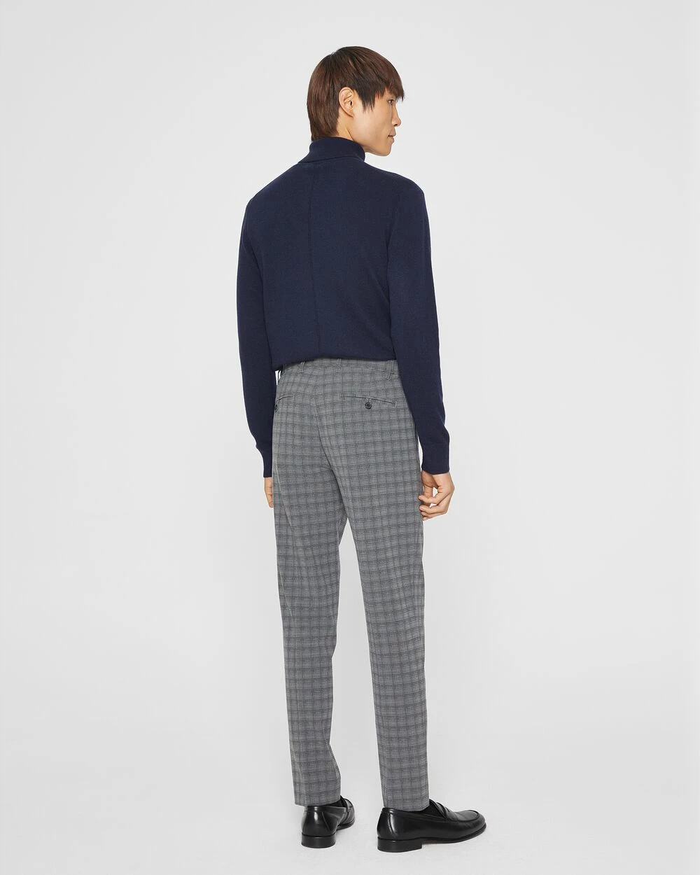 Buy ๐ Club Monaco Men Sutton Plaid ๐ Dress Pants Black Plaid ๐ 4 Buy ๐ Club Monaco Men Sutton Plaid ๐ Dress Pants Black Plaid ๐ - Image 2