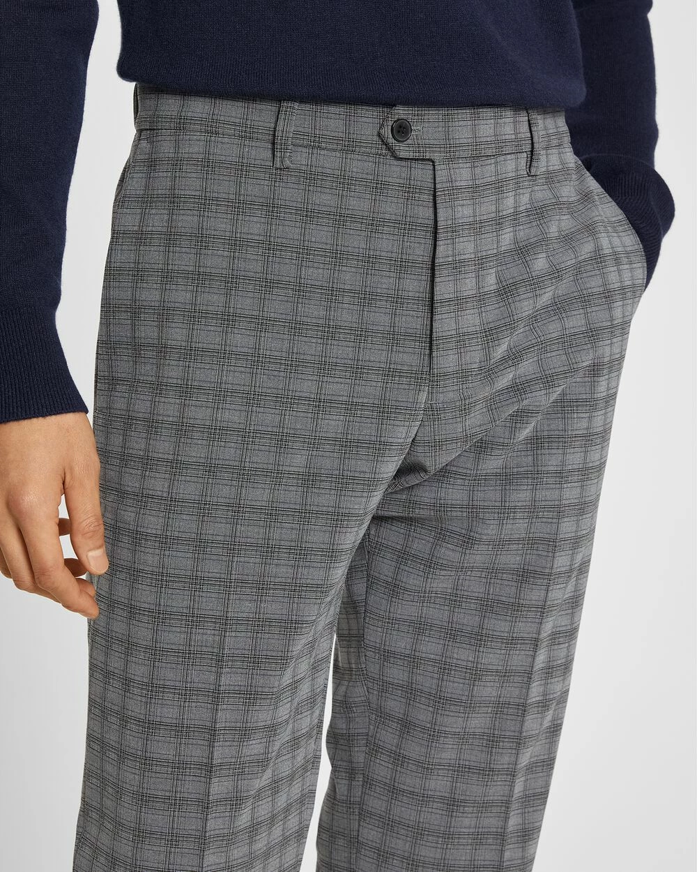 Buy ๐ Club Monaco Men Sutton Plaid ๐ Dress Pants Black Plaid ๐ 5 Buy ๐ Club Monaco Men Sutton Plaid ๐ Dress Pants Black Plaid ๐ - Image 3