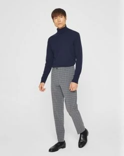 Buy ๐ Club Monaco Men Sutton Plaid ๐ Dress Pants Black Plaid ๐ 9 Buy ๐ Club Monaco Men Sutton Plaid ๐ Dress Pants Black Plaid ๐ -Club Monaco Online Shop cm 1462571 alternate3