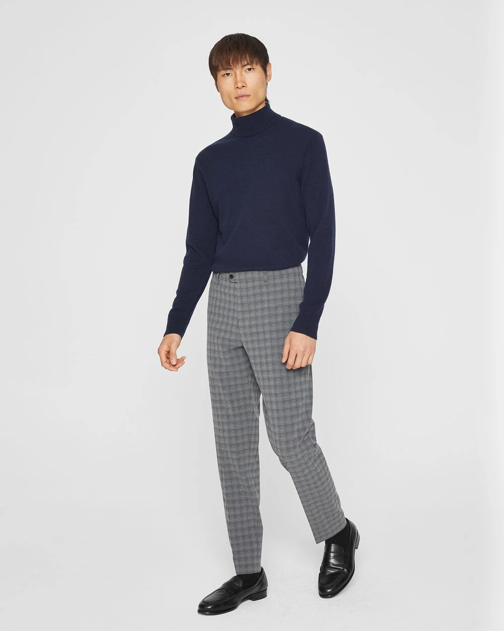 Buy ๐ Club Monaco Men Sutton Plaid ๐ Dress Pants Black Plaid ๐ 6 Buy ๐ Club Monaco Men Sutton Plaid ๐ Dress Pants Black Plaid ๐ - Image 4