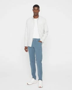 Best Pirce ๐ Club Monaco Men Super Slim Colored ๐ Jeans Stormy Blue ๐