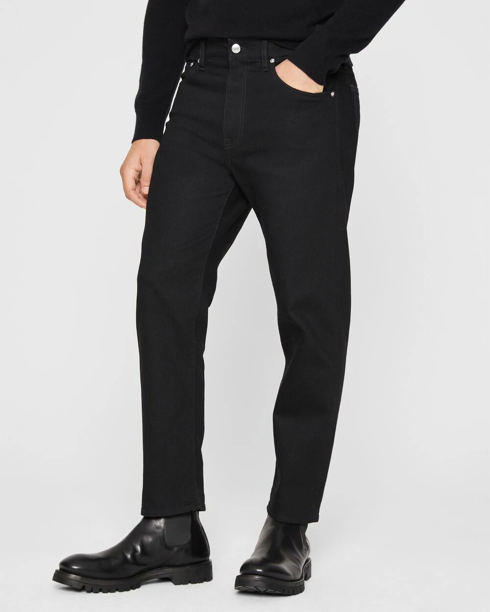 Coupon ๐ Club Monaco Men Cropped ๐ Jeans Black โจ 5 Coupon ๐ Club Monaco Men Cropped ๐ Jeans Black โจ - Image 3