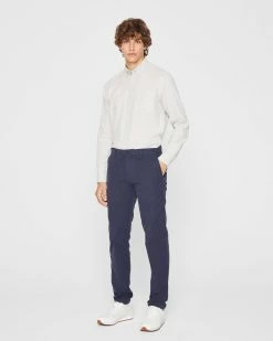 Buy 🔥 Club Monaco Men Connor Heathered Pant Dark Blue 🤩 -Club Monaco Online Shop cm 1465543 alternate3