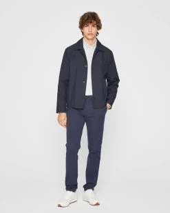 Buy ๐ฅ Club Monaco Men Connor Heathered Pant Dark Blue ๐คฉ