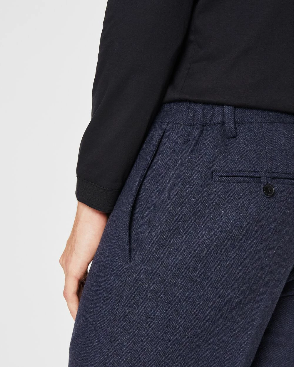 Coupon 🤩 Club Monaco Men Sutton Herringbone 👗 Dress Pants Blue 💯 5 Coupon 🤩 Club Monaco Men Sutton Herringbone 👗 Dress Pants Blue 💯 - Image 3