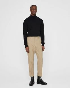 Wholesale 🧨 Club Monaco Men Drainpipe Pants Taupe Multi 🤩 -Club Monaco Online Shop cm 1465546 alternate3