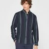 Top 10 🤩 Club Monaco Men Stripe Doubleface Long Sleeve 👕 Shirt Navy 🧨 -Club Monaco Online Shop cm 1465563 lifestyle