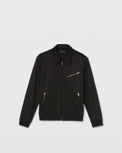 Hot Sale 👏 Club Monaco Men Tech Terry Jacket Caviar 🔔 9 Hot Sale 👏 Club Monaco Men Tech Terry Jacket Caviar 🔔 -Club Monaco Online Shop cm 1465595 alternate4