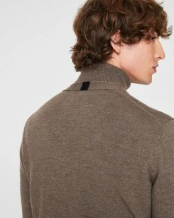 Buy ✨ Club Monaco Men Merino Wool Cardigan Brown ✔️ -Club Monaco Online Shop cm 1465604 alternate2