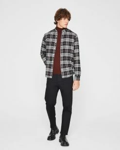 Budget 💯 Club Monaco Men Merino Wool Turtleneck Bitter Chocolate 🔥 -Club Monaco Online Shop cm 1465611 alternate3