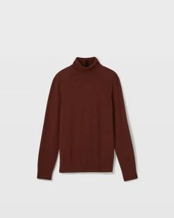 Budget 💯 Club Monaco Men Merino Wool Turtleneck Bitter Chocolate 🔥 -Club Monaco Online Shop cm 1465611 alternate4