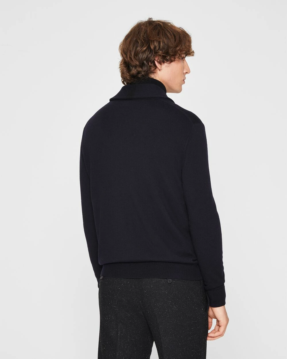 Discount ✔️ Club Monaco Men Merino Wool Shawl Cardigan Navy 🤩 4 Discount ✔️ Club Monaco Men Merino Wool Shawl Cardigan Navy 🤩 - Image 2
