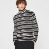 Deals ⌛ Club Monaco Men Stripe Merino Wool Turtleneck Black Multi 👍 -Club Monaco Online Shop cm 1465632 lifestyle
