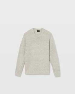 Flash Sale 🥰 Club Monaco Men Donegal Crewneck Sweater Heather Grey ✔️ -Club Monaco Online Shop cm 1465633 alternate4