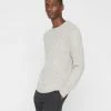 Flash Sale 🥰 Club Monaco Men Donegal Crewneck Sweater Heather Grey ✔️ -Club Monaco Online Shop cm 1465633 lifestyle