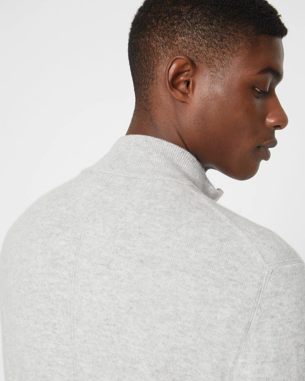 Outlet ๐ Club Monaco Men Core Cashmere Quarter Zip Sweater Light Heather Grey ๐ฏ 5 Outlet ๐ Club Monaco Men Core Cashmere Quarter Zip Sweater Light Heather Grey ๐ฏ - Image 3