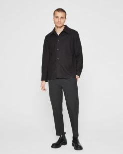 New 😉 Club Monaco Men Chore Jacket Black Multi ⌛ -Club Monaco Online Shop cm 1465640 alternate3