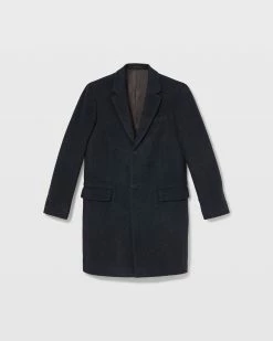 New 🛒 Club Monaco Men Modern Twill 🧥 Coat Navy Multi ❤️ -Club Monaco Online Shop cm 1465647 alternate4