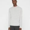 Buy ⭐ Club Monaco Men Long Sleeve Wool Mock Neck 👚 Shirt Light Heather Grey ✨ -Club Monaco Online Shop cm 1465939 lifestyle
