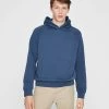New ❤️ Club Monaco Men Zip Pocket Hoodie Navy ❤️