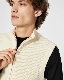 Cheapest ๐ฏ Club Monaco Men Ribbed Full Zip Vest Beige ๐งจ 8 Cheapest ๐ฏ Club Monaco Men Ribbed Full Zip Vest Beige ๐งจ -Club Monaco Online Shop cm 1465960 alternate2