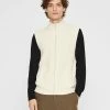 Cheapest 💯 Club Monaco Men Ribbed Full Zip Vest Beige 🧨 -Club Monaco Online Shop cm 1465960 lifestyle
