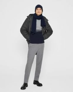 Brand new ⌛ Club Monaco Men Cashmere Novelty Crew Sweater Navy Multi 🛒 -Club Monaco Online Shop cm 1465964 alternate3