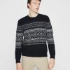 Best reviews of ⭐ Club Monaco Men Fair Isle Crew Sweater Black And White ❤️ -Club Monaco Online Shop cm 1465966 lifestyle