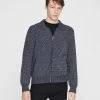Top 10 😍 Club Monaco Men Ribbed Sweater Jacket Navy 🔔 -Club Monaco Online Shop cm 1465977 lifestyle