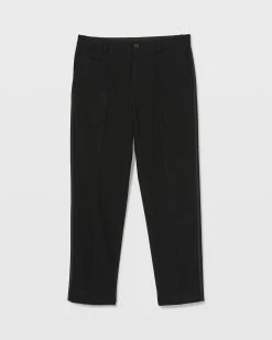 Hot Sale ⌛ Club Monaco Men Piped Tapered 👗 Dress Trousers Black ⭐ -Club Monaco Online Shop cm 1465986 alternate4